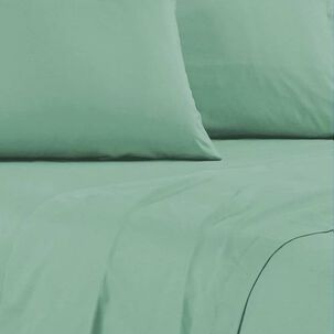 Sabana Andes Microfibra Lisa Verde King