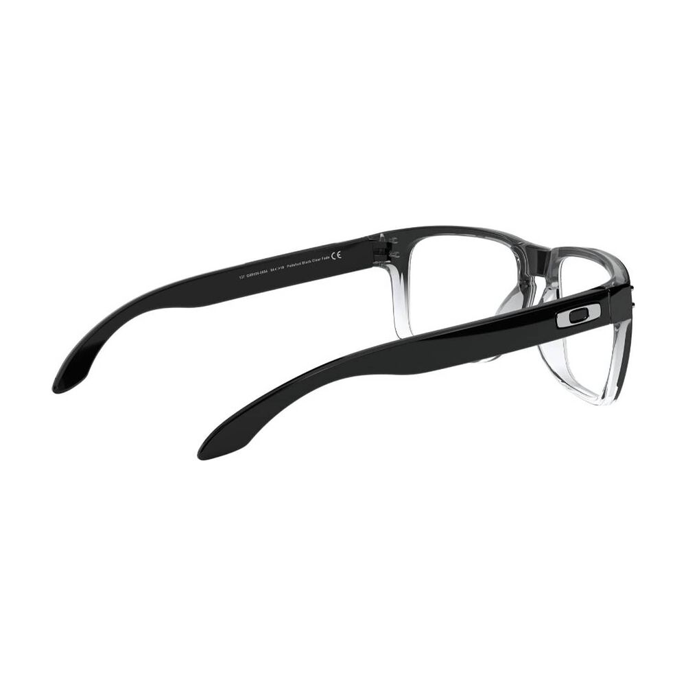 Lentes &Oacute;pticos Holbrook Rx Negro Pulido Transparente Desvanecido Oakley Frame image number 8.0