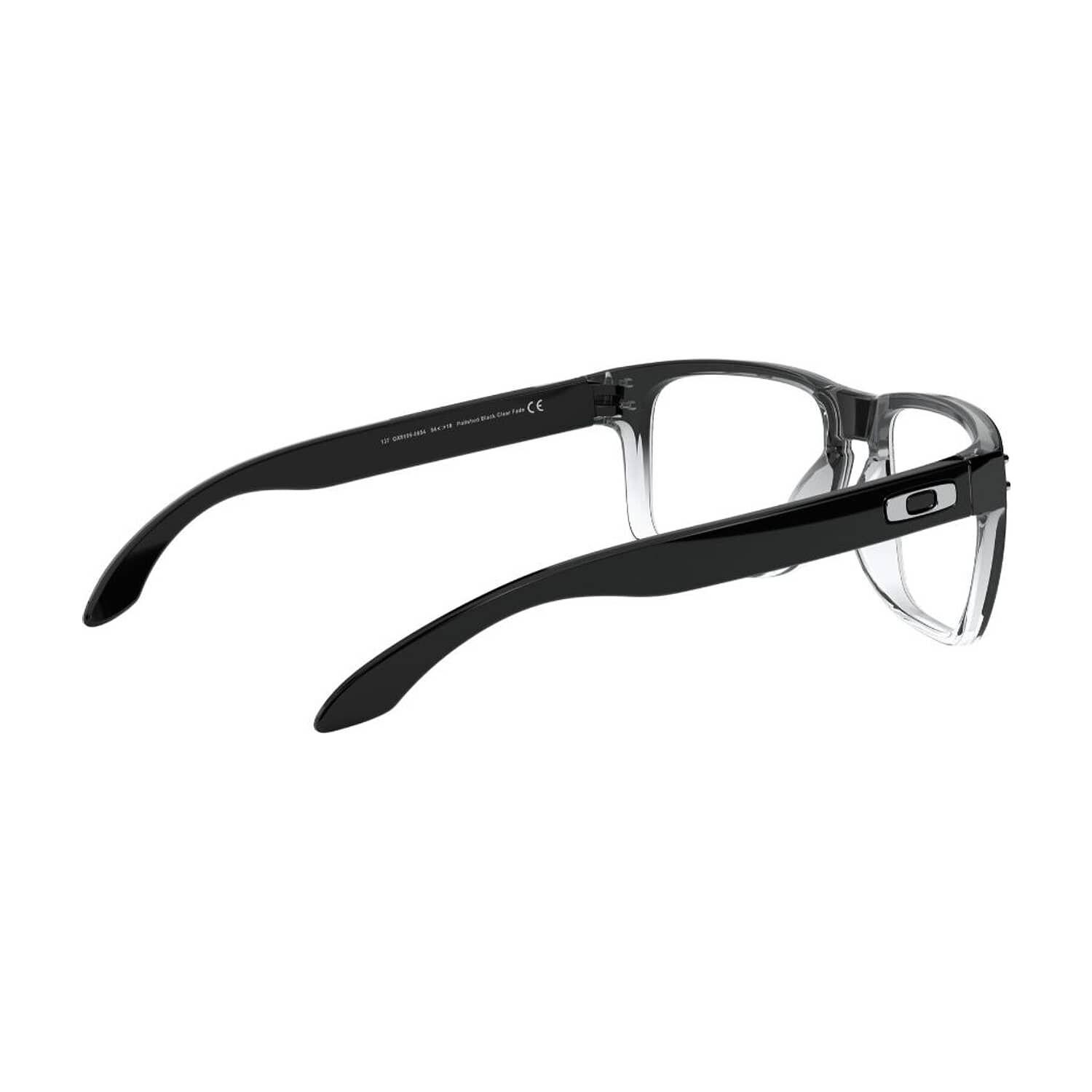 Lentes &Oacute;pticos Holbrook Rx Negro Pulido Transparente Desvanecido Oakley Frame image number 8.0