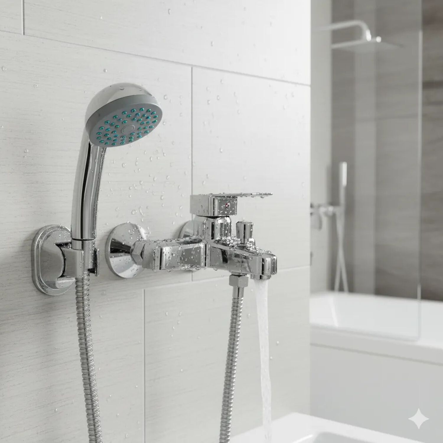 Monomando Llave Grifo Tina Ducha Modelo Alaska Marca Pmb image number 1.0