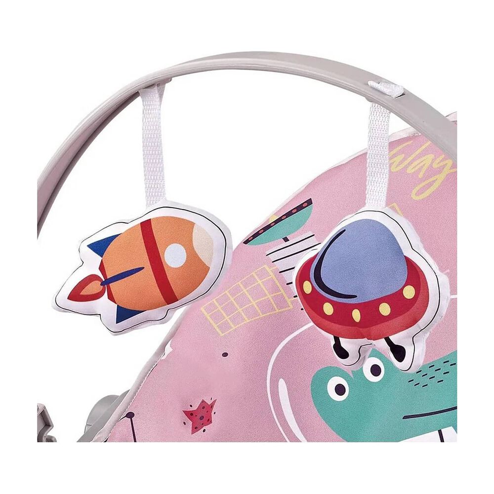 Silla Nido Bouncer Dino Pink image number 6.0