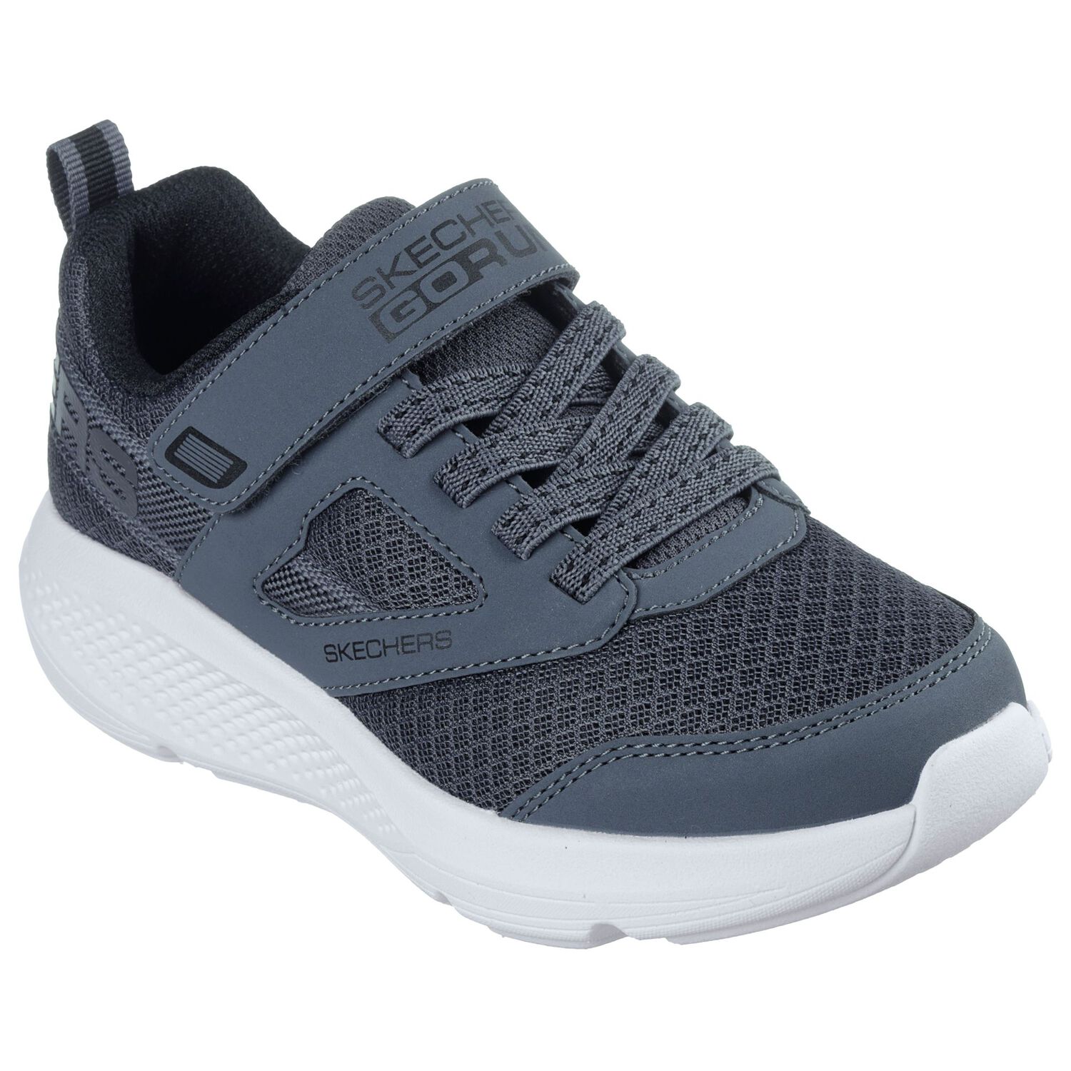 Zapatilla Skechers Go Run Elevate Ni&ntilde;o Gris image number 3.0