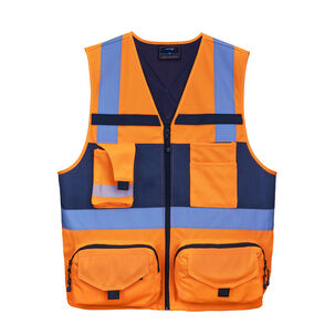 Chaleco Ge&oacute;logo Activex Copper Naranjo