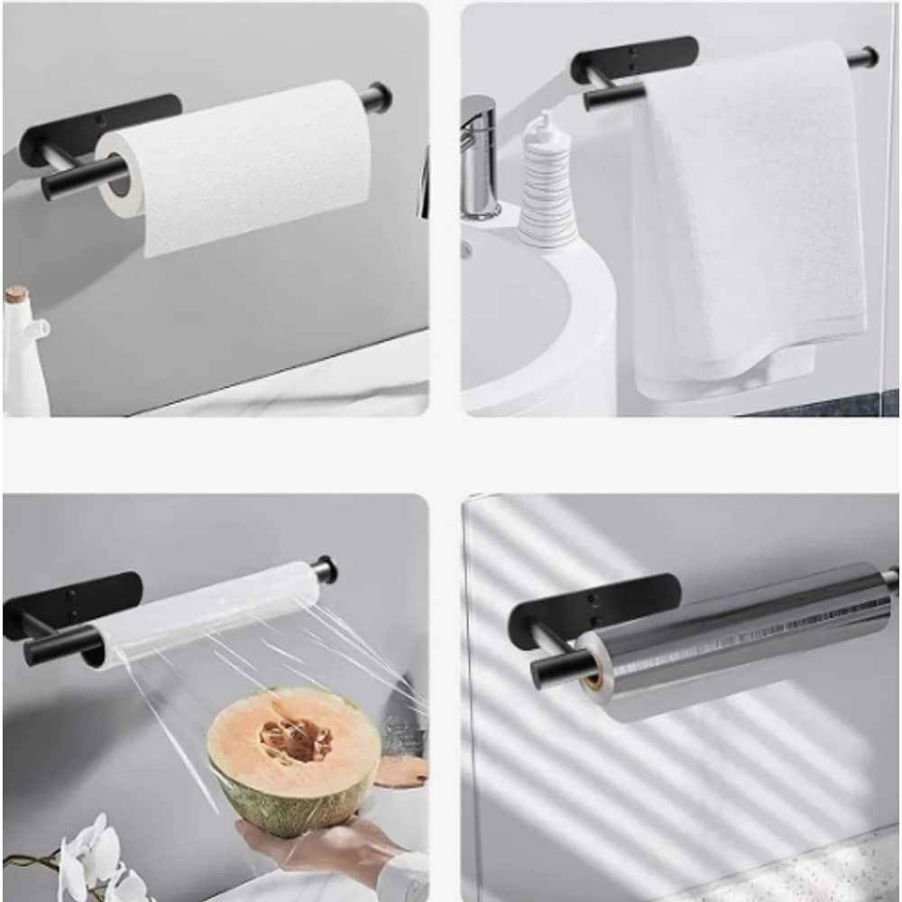 Porta Confort Papel Higi&eacute;nico Acero Inoxidable Negro Mate image number 3.0