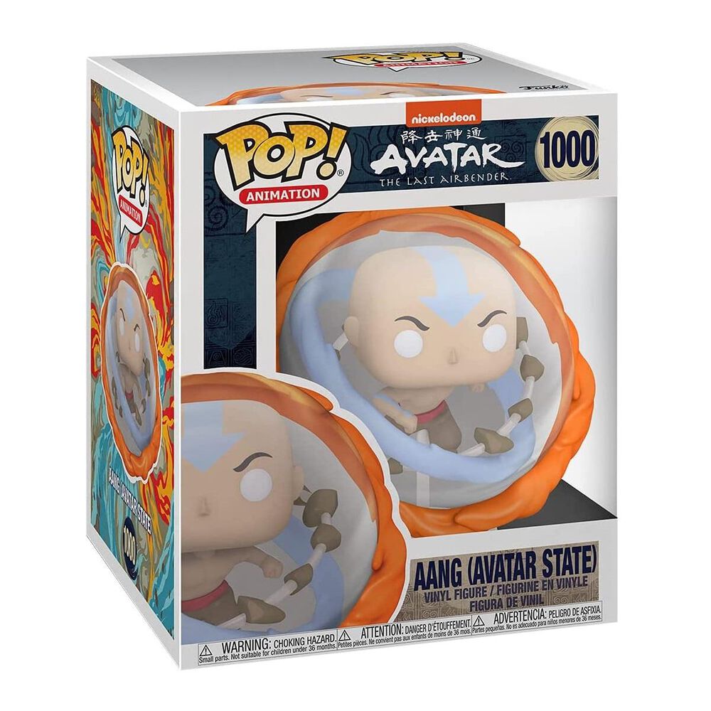 Funko Pop Deluxe Avatar Aang Elementos 1000- Maestro Aire image number 0.0