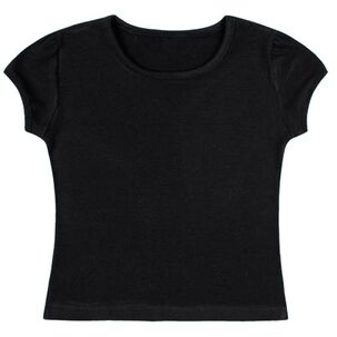 Polera Niña Negra Algodón