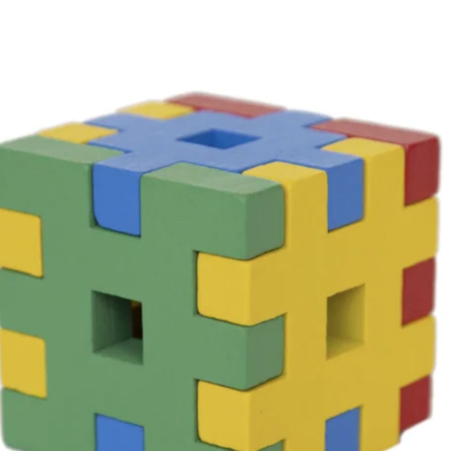 Rompecabezas De Bloques En Forma De Cubo De Madera Para Ni&ntilde;o image number 3.0