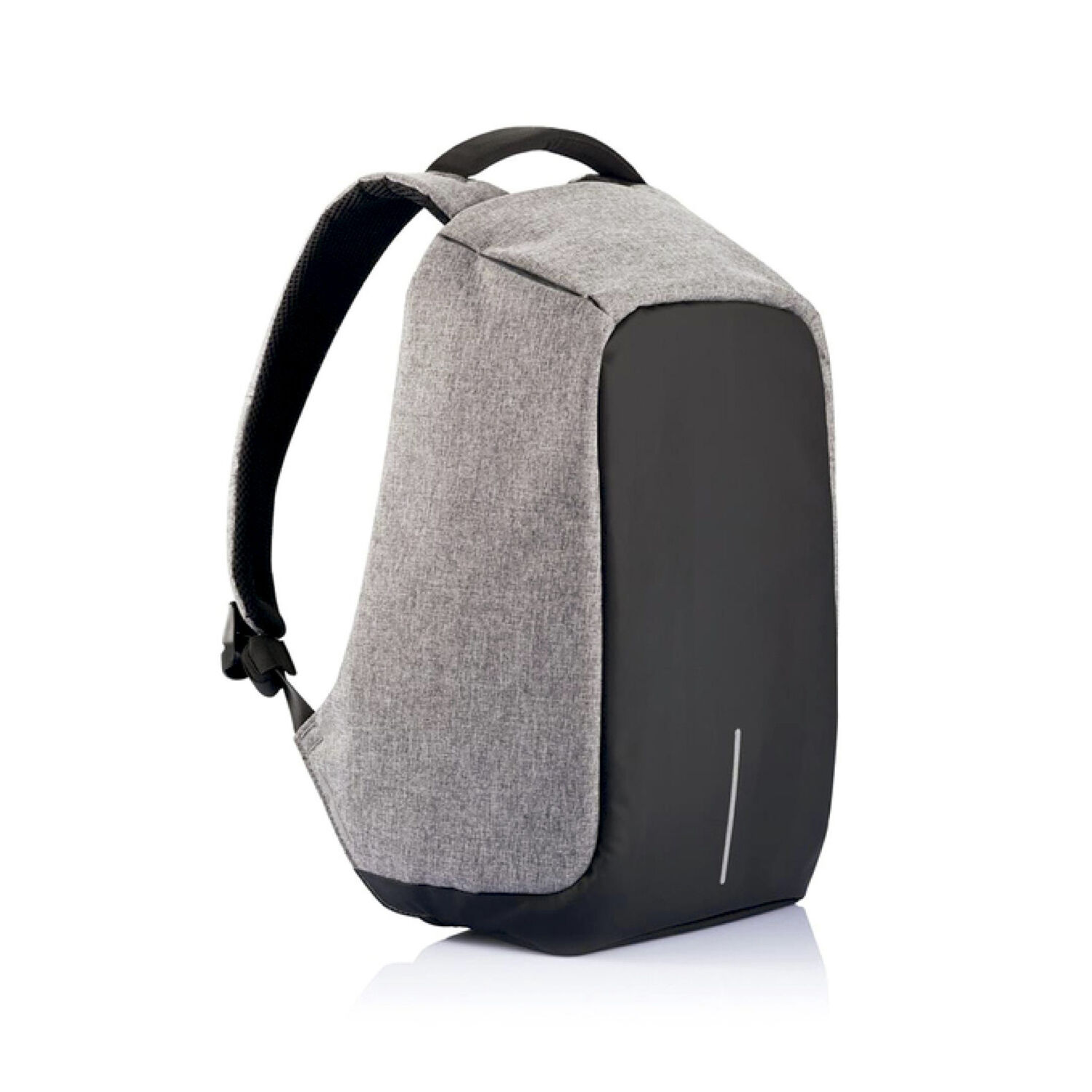 Mochila Antirrobo Impermeable Usb Gris - Ps image number 0.0