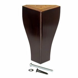 Kit De 4 Patas Para Cama Europea Color Chocolate