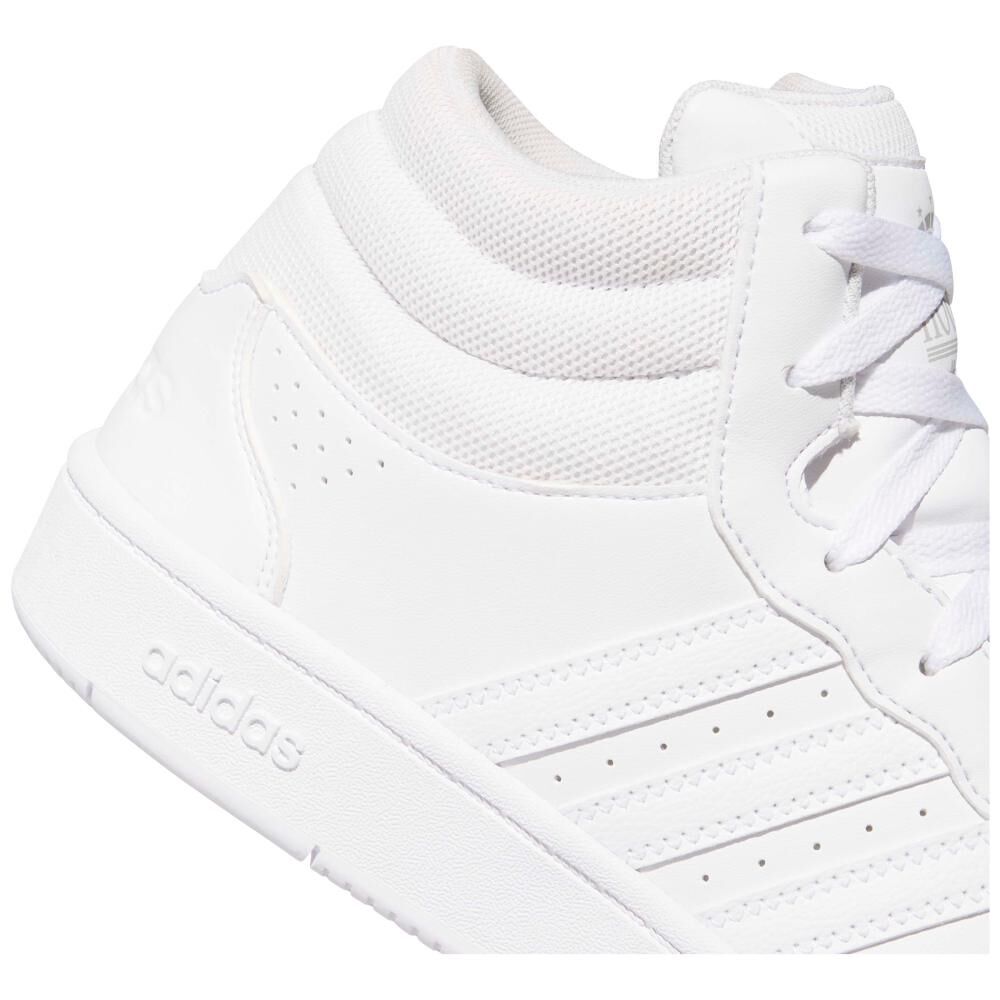 Zapatilla Basketball Hombre Adidas Hoops Mid Classic Blanco image number 18.0