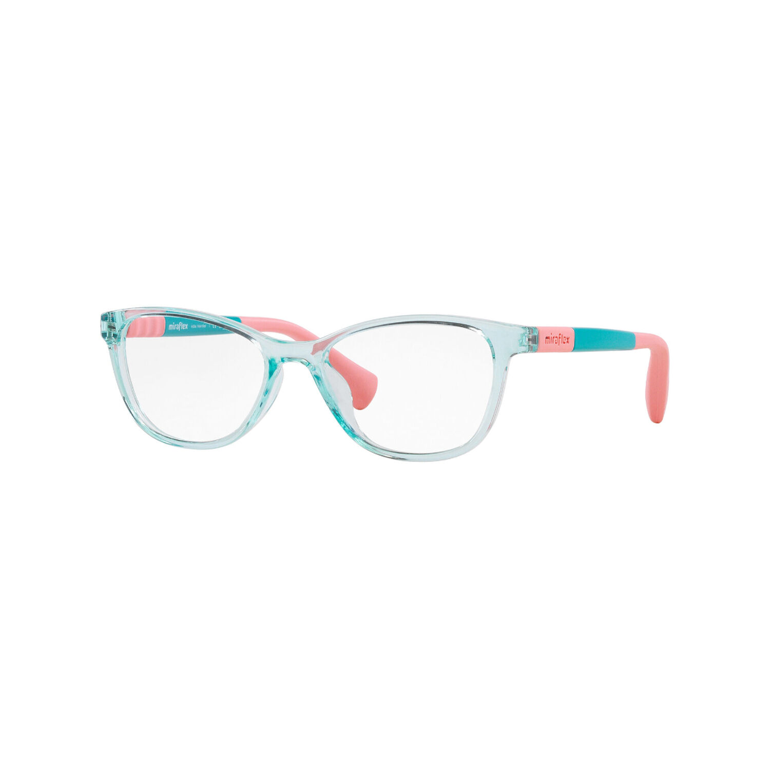 Lentes &Oacute;pticos Turquesa Rosa Miraflex Para Ni&ntilde;os image number 1.0