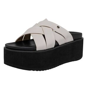 Sandalia Plataforma Kaira Blanco Alquimia