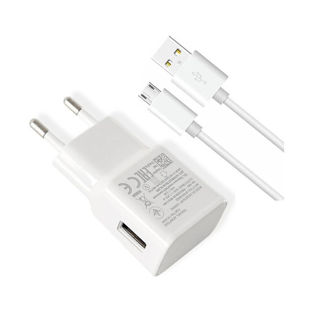 Cargador De Pared Casa Celular 1 Usb 2amp Carga R&aacute;pida Smartphone Con Cable V8 Micro Usb image number 0.0