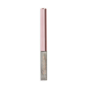 Delineador L&iacute;quido Super Flick De Makeup Revolution 2.4ml - Silver (plateado)