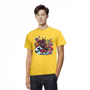 Polera Floki Spot Samurai Gold