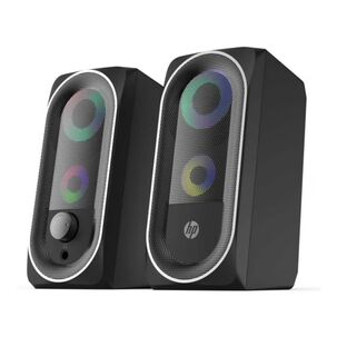 Parlantes Gamer Rgb Para Pc Negro Dhe-6001