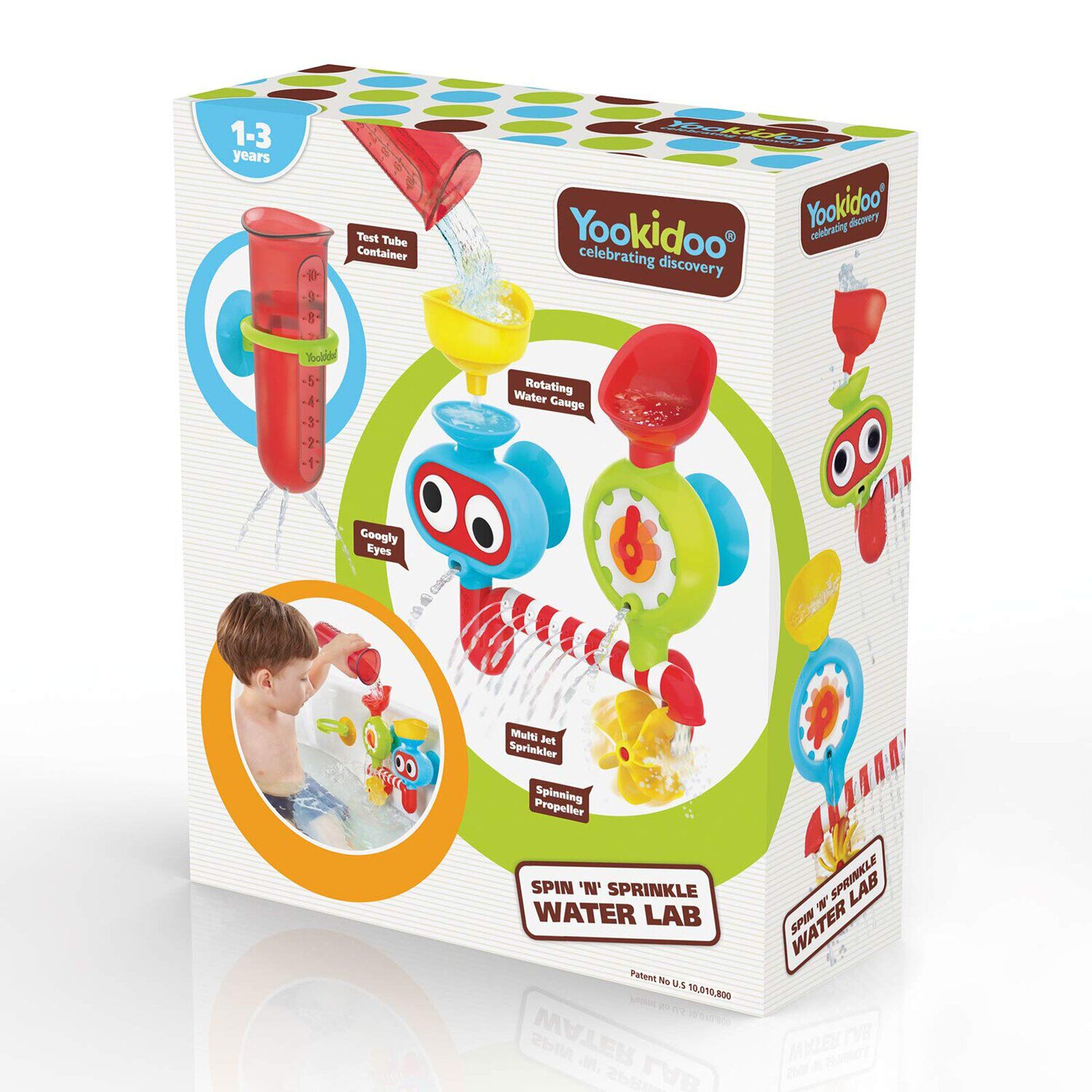 Juego De Ba&ntilde;o Laboratorio Infantil Beb&eacute; Ni&ntilde;o Ni&ntilde;a Tina Yookidoo image number 1.0