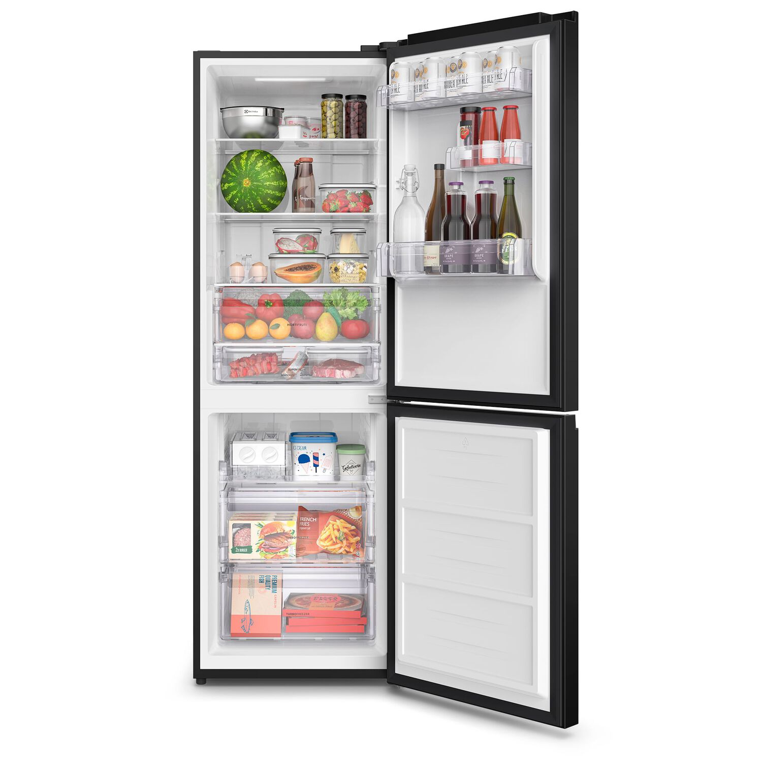 Refrigerador 323l No Frost Bottom Freezer Db60ge Negro image number 5.0