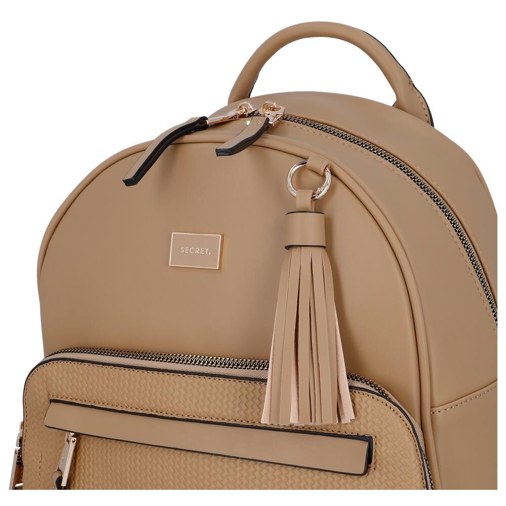 Mochila Secret Akraness St6 M Beige image number 5.0