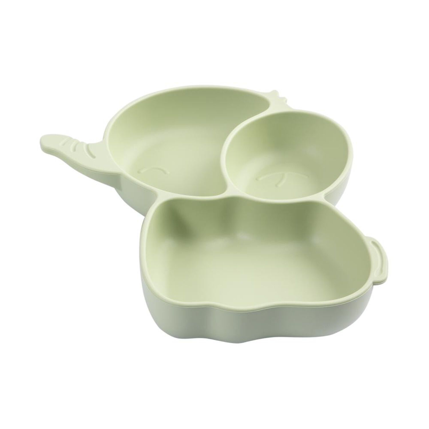 Set Alimentacion Bebesit Elefante Silicona Verde image number 4.0