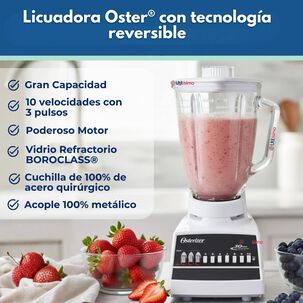 Licuadora Oster De 10 Velocidades Blanca Version 2026