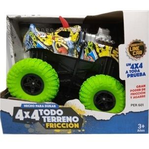 Auto O Camioneta Monster Truck 4x4 Con Fricci&oacute;n