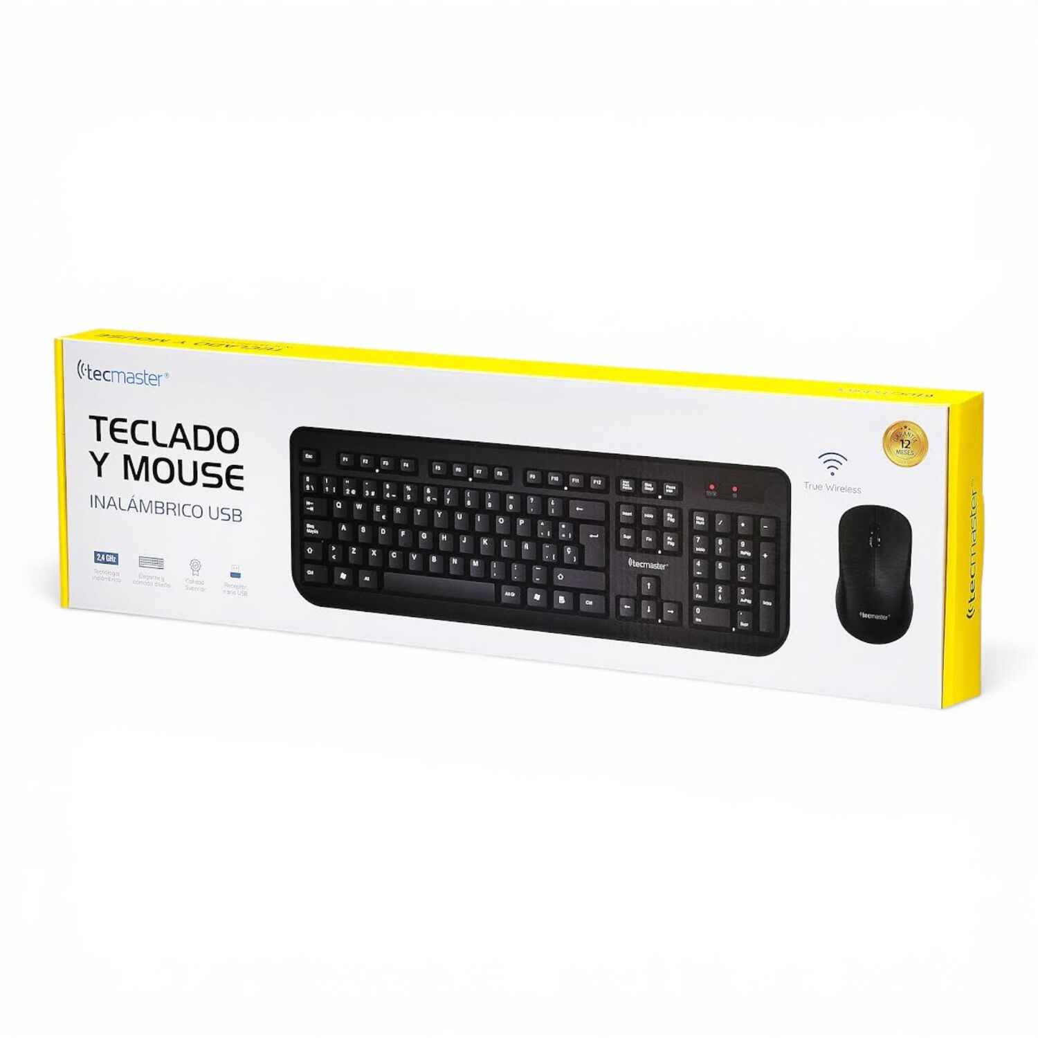 Kit Teclado Mouse Tecmaster Tm-100512 Inal&aacute;mbrico 2,4ghz image number 3.0