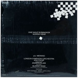 Murray Head - One Night In Bangkok | 12" Maxi Single Usado