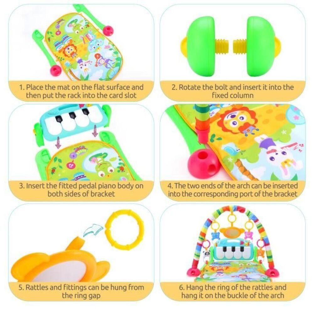 Juguete Gimnasio Musical Con Accesorios Infantil Verde image number 1.0