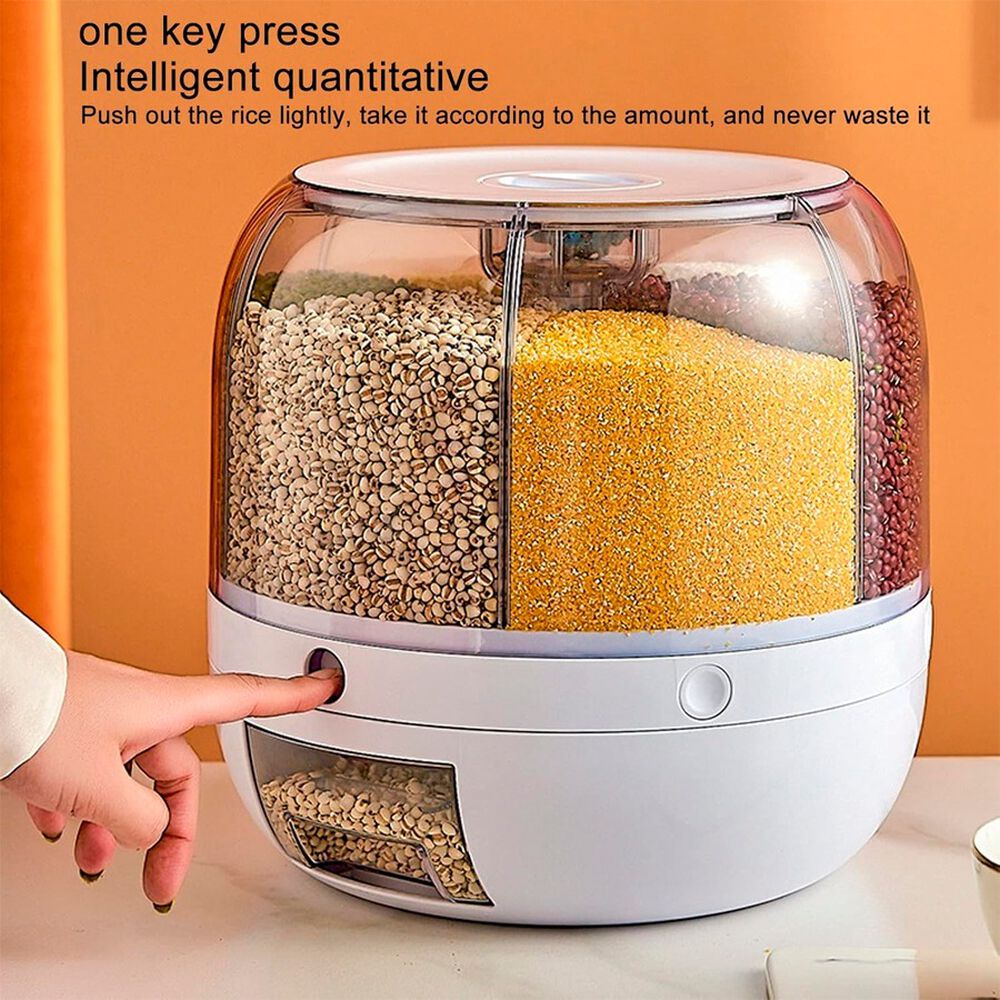 Dispensador Giratorio Para Granos Contenedor De Alimentos image number 3.0