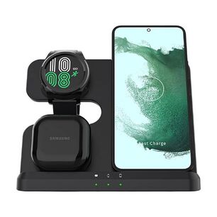 Cargador Magn&eacute;tico Inal&aacute;mbrico 3 En 1 Plegable Multifuncional