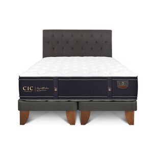 Cama Europea Cic Grand Premium / King / Base Dividida + Respaldo