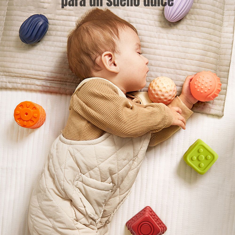 Juguete Sensorial Bloques Pelotas Mordedor Tm193 Lubabycas image number 2.0