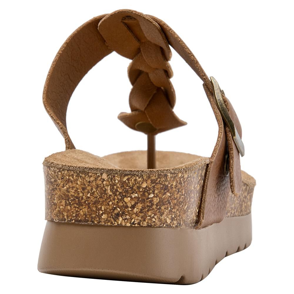 Sandalia Mujer Panama Jack Camel image number 4.0