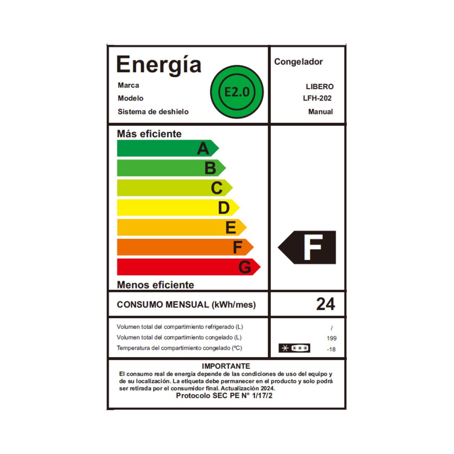 Freezer Horizontal 199 Lts Lfh-202 image number 3.0