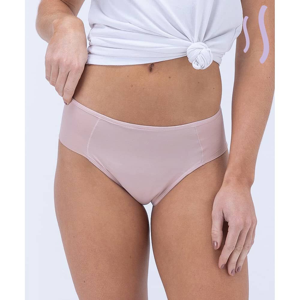 Pack 3 Calzones Menstruales Flujo Medio-alto Palo Rosa image number 0.0