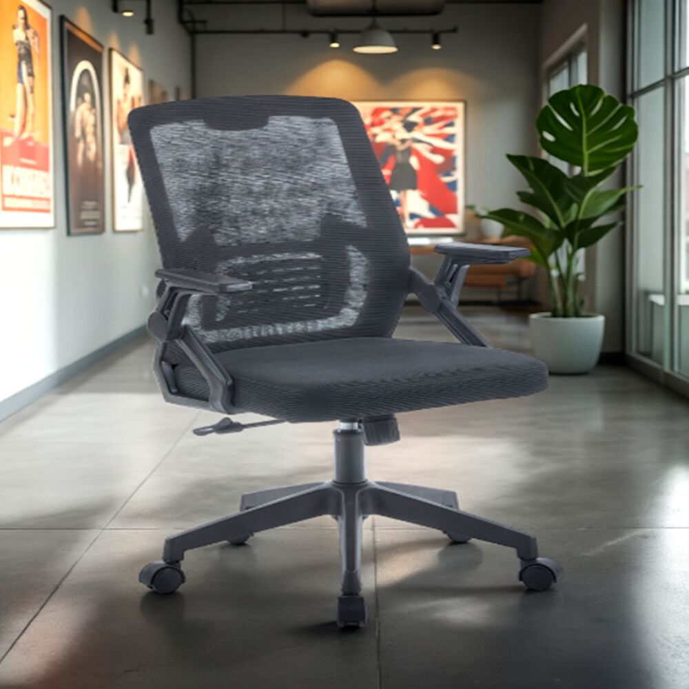 Silla De Oficina Ejecutiva Montreal Ergonomica Color Negro Bm-808 Arthome image number 2.0