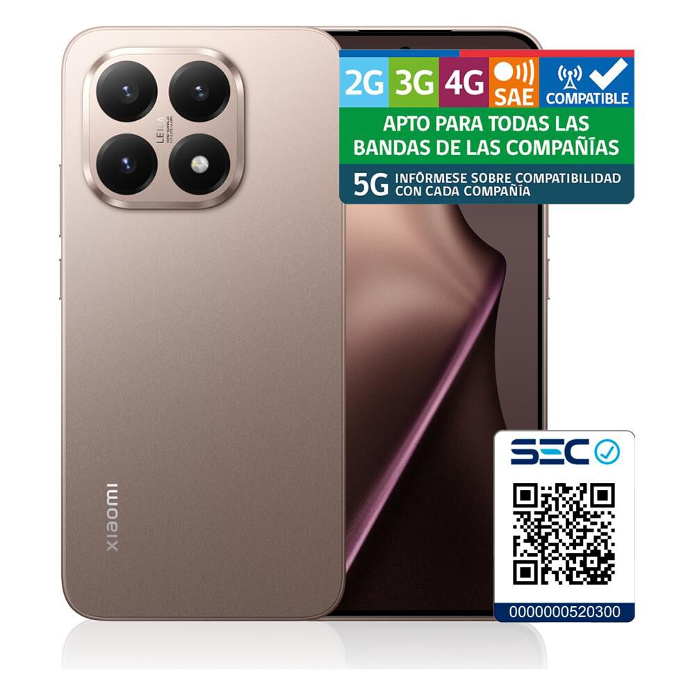 Smartphone Xiaomi 15T / 5G / 512 GB / Rose Gold / Liberado image number 8.0