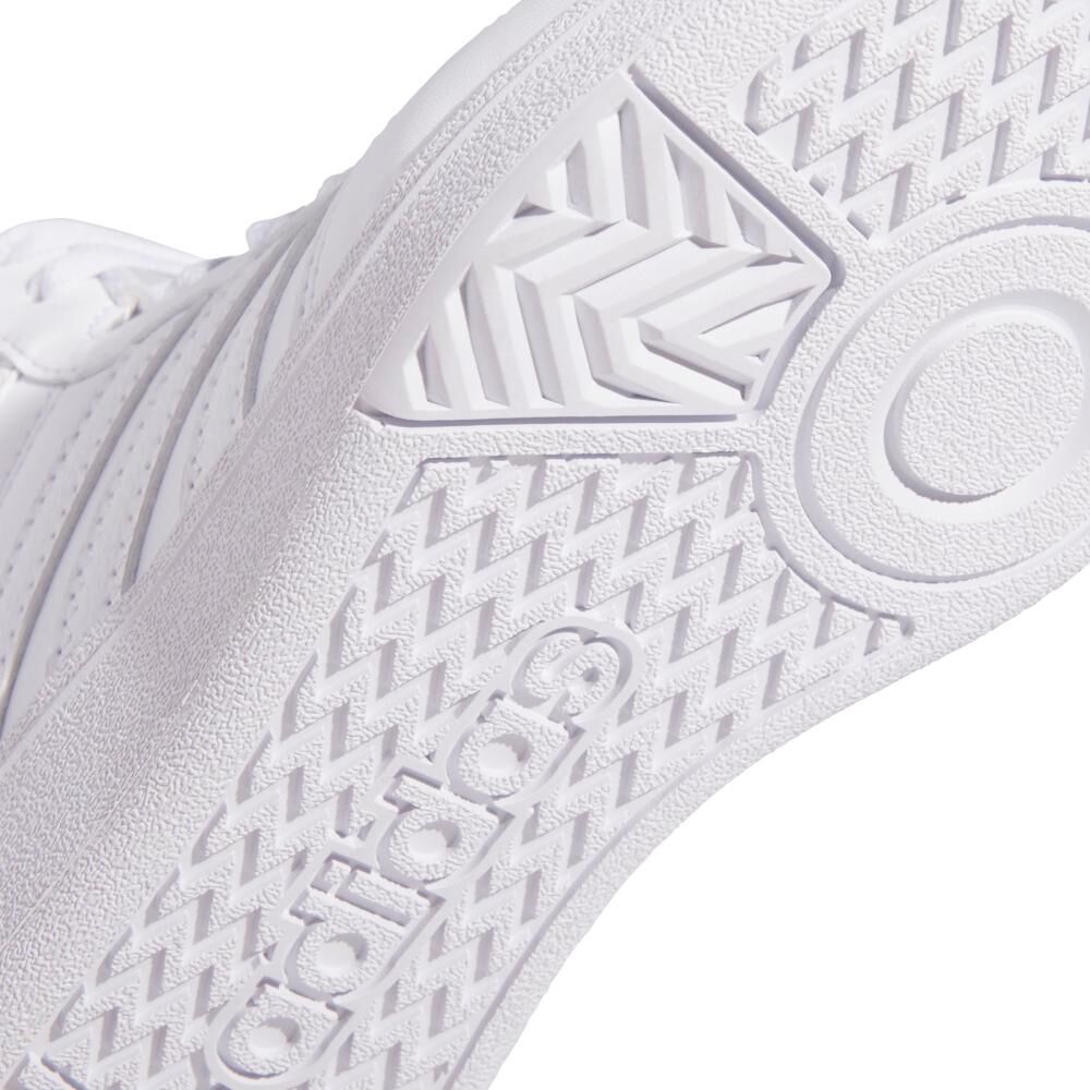 Zapatilla Urbana Unisex Adidas Hoops 4.0 Mid J Blanco image number 7.0
