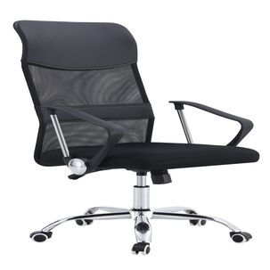 Silla De Oficina Ejecutiva Londres Ergonomica Color Negro Bm-526 Arthome