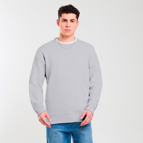 Poler&oacute;n B&aacute;sico Slim Cuello Redondo Hombre Skuad