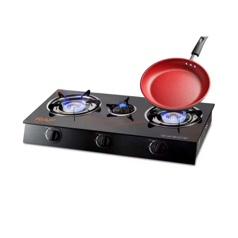 Cocinilla Encimera A Gas Vidrio Templado Raf 3 Platos R8052 image number 4.0