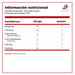 Creatina Monohidratada Ostrovit 1 Kg