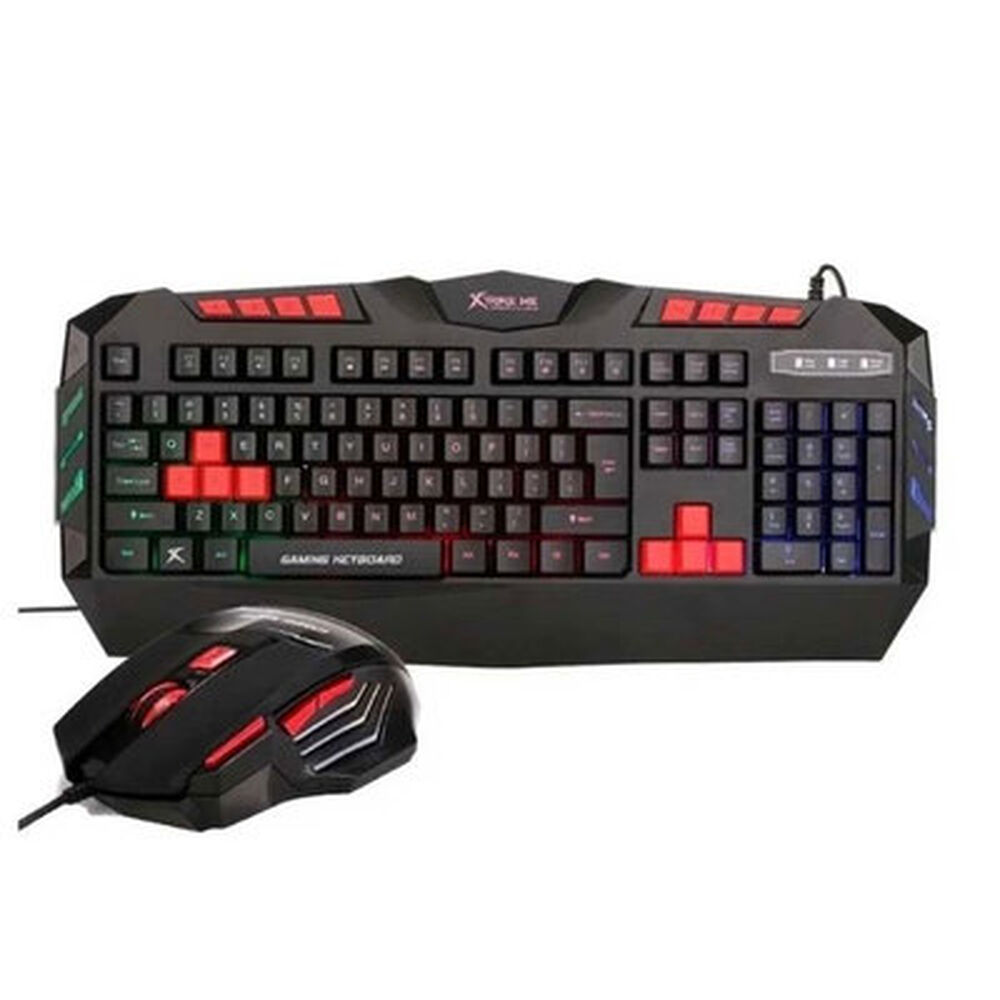 Kit Combo Teclado Y Mouse Gamer Xtrike Me 2400 Dpi Fx image number 0.0
