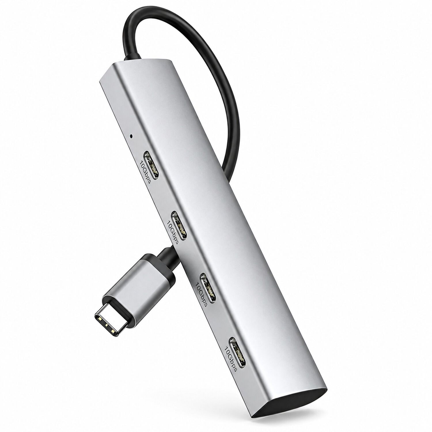 Hub Usb-c 3.2 De Aluminio Con 4 Puertos Usb-c De 10 Gbps image number 0.0