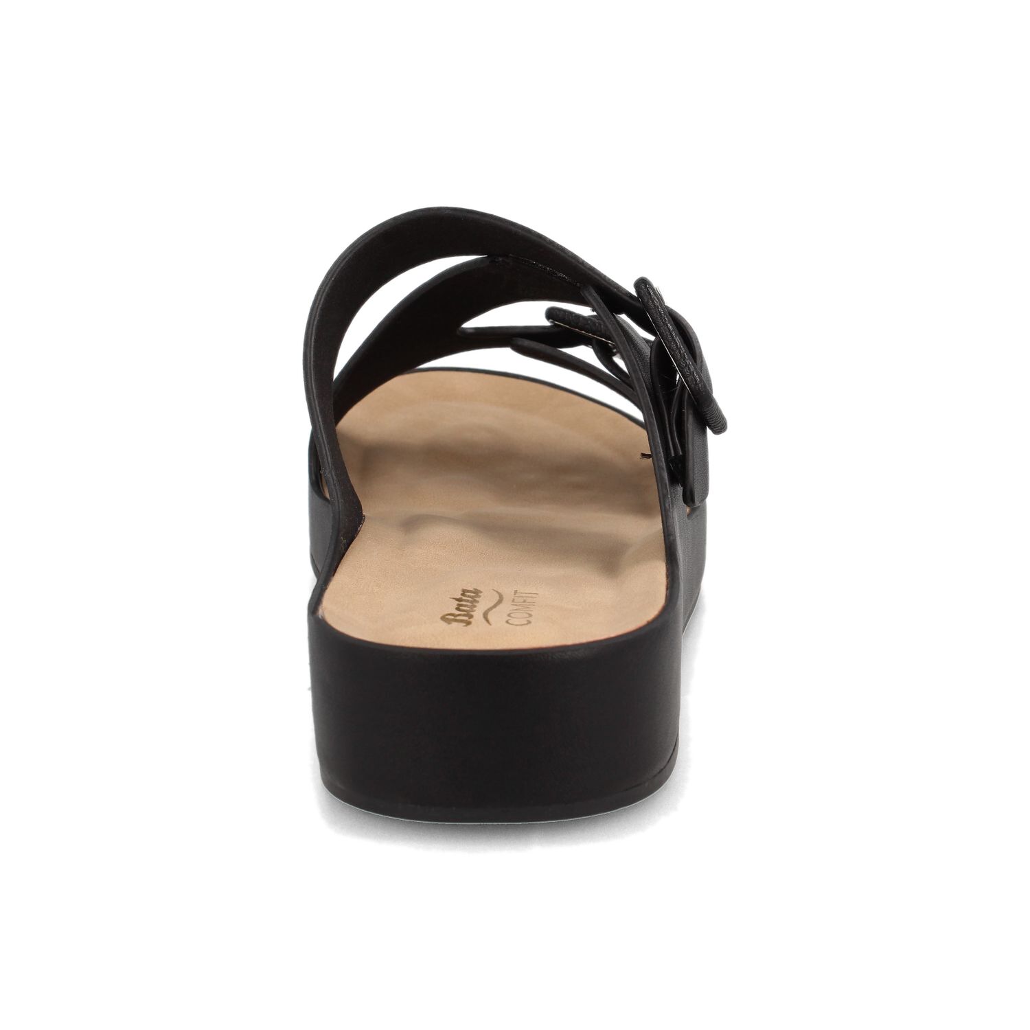 Sandalia Mujer Bata Curissay Negro image number 2.0