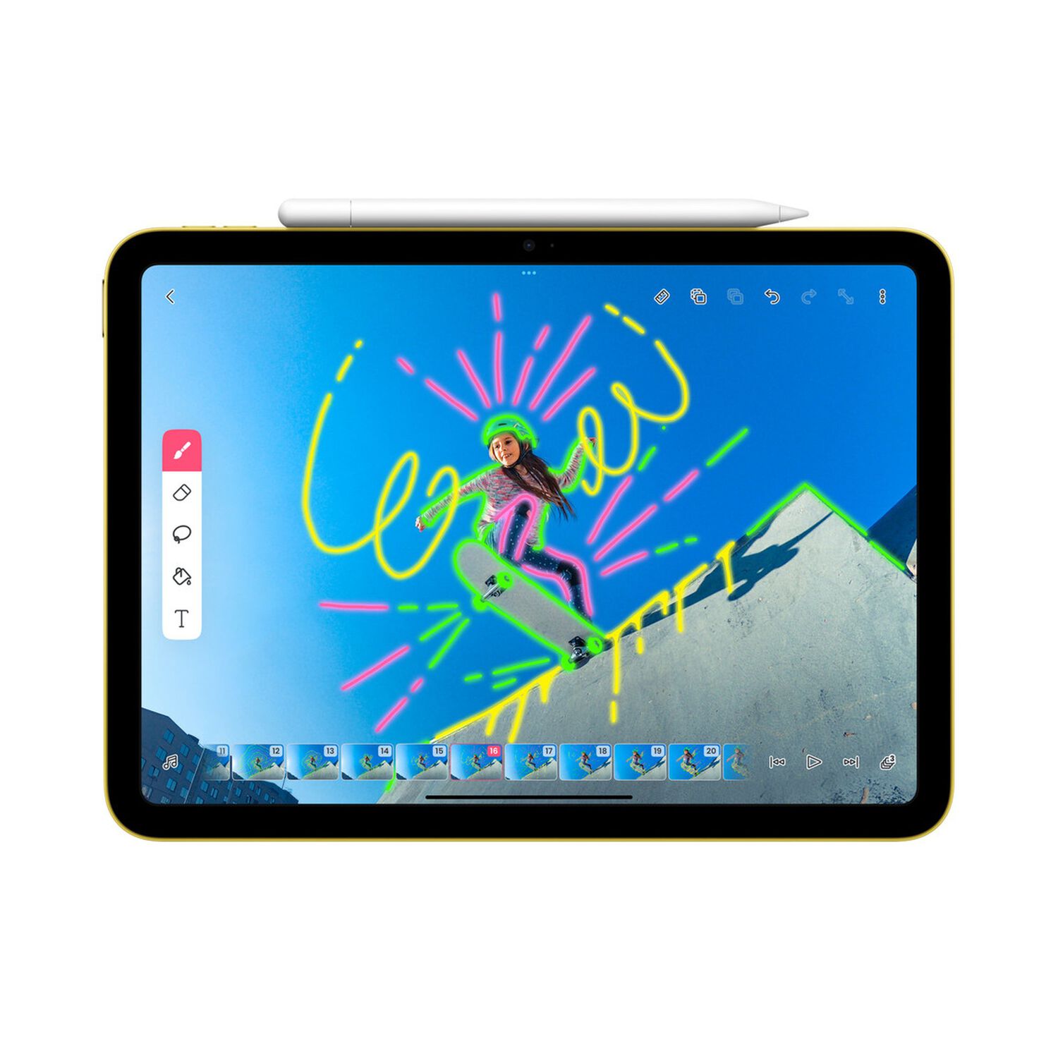 Lapiz Apple Pencil Usb-c Para Ipad White Edition image number 8.0