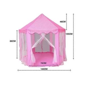 Juguete Carpa Castillo Princesas 135x140cm Rosado Infantil