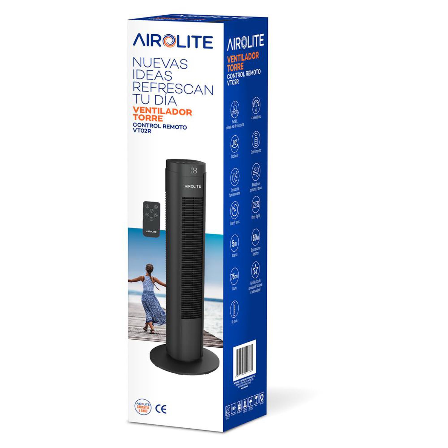 Ventilador Airolite VT02R image number 4.0