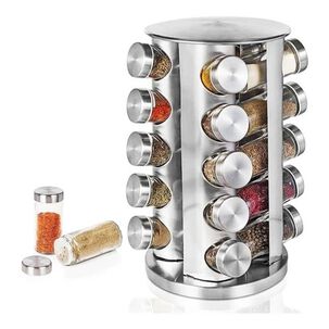Rack Condimentero Especiero Giratorio Cocina 20 Pc